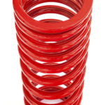 New red motorcycle suspension