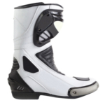 Motorcycle boot isolated on white